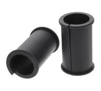 Interview Microphone Rubber Gasket 2pcs Mic Parts Black | Recording Mic Support Piece, Live Streaming and Meeting Room Use, Easy to Put on Remove