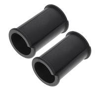 Interview Microphone Rubber Gasket Mic Parts 2pcs Black | Easy to Fit and Remove, Protects against Slipping and Loosening, for Meeting Room and Live Streaming Use