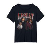 Interview with The Vampire Lestat Homage T-Shirt, Women's Plus, Black, 1X