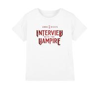 Interview with The Vampire Red Logo Kids T Shirt, White, 7-8