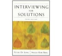 Interviewing for Solutions 3rd (third) edition
