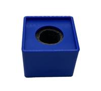 Interviewing Microphone Stand Base Square ABS Anti Shock Design Grooved Alignment Multiple Color Option Mic Block Base