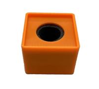 Interviewing Microphone Stand Base Square ABS Anti Shock Design Precise Grooved Alignment Multiple Color Option Portable Square Block