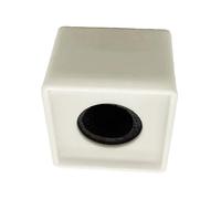 Interviewing Microphone Stand Base Square ABS Anti Shock Design Precise Grooved Alignment Multiple Color Option Portable Square Block