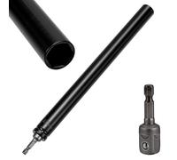 INTERWARM 1Pcs 1.9cm Hollow Socket, 6-Point Impact Sockets Nut Driver 29.8cm Length Deep Nut Runner Hollow Socket for Long Threaded Rod/Bolts/Studs Overhead Fastening