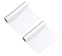 INTERWARM 2 Rolls Water Soluble Embroidery, 25cmx27.4m/Roll Wash Away Stabilizer for Machine Embroidery Stabilizer and Hand Sewing,Clear Wash Away for Towels, Velvet, Sweaters