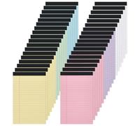 INTERWARM 36Pcs Note Pads 20.4x12.7 cm, 30 Sheets Small Legal Pads Multicolor Notepads Writing Notepads Narrow Ruled Office Supplies for Home Office Business Study To-Do Lists(Macaron Color)