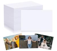 INTERWARM 700 Sheets Photo Paper 15.2x10.2cm, 200gsm White Photographic Paper Picture Printer Papers Glossy Card Stock for Inkjet Printing Advertising Covers Recipe Cards Calendar Greeting Card