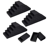 INTERWARM 70Pcs Rectangle Paper Drawer Box, Kraft Paper Drawer Box for Jewelry, Candy, DIY, Handmade Soap, Chocolate,17.2x10.2x4.2cm Mini Cardboard Present Boxes(Black)