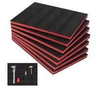INTERWARM 7Pcs Tool Box Foam, 39.8x30x2.3cm Tool Inserts for Cases Cuttable Polyethylene Storage Sheets for Toolbox Hard Case Drawer Camera Toolbox Storage Tool Shadow Insert