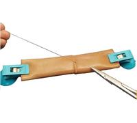 Intestinal Anastomosis Training Model with 2 Suction Cup Clips, Laparoscopic Skills Suture Practice Mold Can Be Repeated for Medical Teaching Tools Practice(1pcs)