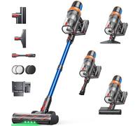 INTETURE Cordless Vacuum Cleaner, 600W 50KPA Stick Vacuum with Touch Screen, Up to 65 Mins Runtime, Powerful Vacuum with Rechargeable Wall Mount, Lightweight Vacuums for Hardwood Floor Carpet Pet Hair