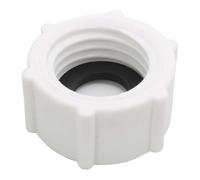 Intex 11456 Sand Filter Pump Drain Plug Replacement Valve Cap with O-Ring for Pool Maintenance White