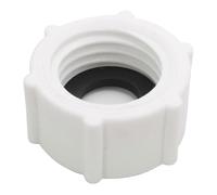 Intex 11456 Sand Filter Pump Drain Plug Replacement Valve Cap with O-Ring for Pool Maintenance White