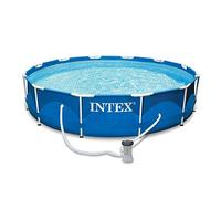 Intex 12ft x 30in Deep Metal Frame Pool with filter pump #28212