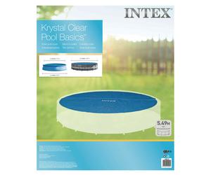 Intex 18ft SOLAR COVER Round Diameter Swimming Pool Easy Set Metal Frame #28015