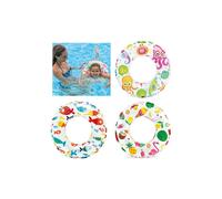Intex 20" Inflatable Swim Ring Childrens Pool Fun - Assorted Ocean/Beach Design