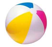 Intex 24 Inch Inflatable Beach Ball Glossy Panel Pool Garden Party Toy For Kids