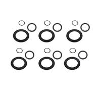 Intex 25006 Large Strainer Rubber Washer & Ring Pack Replacement Parts (6 Pack)