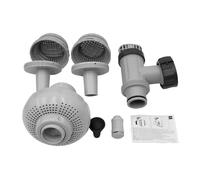 Intex 26005E Above Ground Swimming Pool Inlet Air Water Jet Part Kit with Plunger Valve Strainer Connector Jet Nozzle Strainer Grid & More