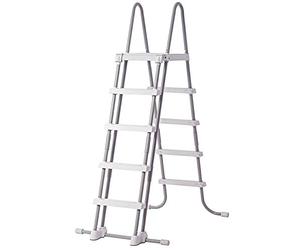 Intex -28074 - Accessoires Piscines - Echelle Double Sécurité Plateforme 1,32 M - Marches Amovibles