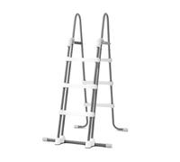 Intex 28075E Intex-36 Inch Ladder with Removable Steps Pool, 1 Size, Grey