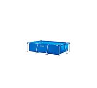 Intex 28272 Metal Frame Rectangular Outdoor Swimming Pool, Filter Pump Not Included, Capacity 3834 L,300 x 200 x 75 Centimeters - Color Blue