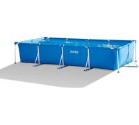 Intex 28274GN 4.5 m x 2.2 m x 0.84 m Rectangular Frame Pool Set - EURO PLUG