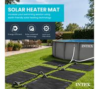 """Intex 28685 Pool EcoFriendly Solar Heating Mat, Includes 32mm hose attachment points Suitable for above-ground pools with a capacity less than 30,