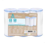 Intex 29003 Combo Chlorinator Filter Pump Filter Cartridge, Pack of 3 Cartridges