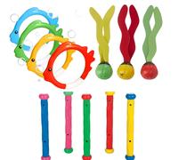Intex 3 in 1 Underwater Dive Aquatic Balls, Play Sticks & Fish Rings | Size: 1.25kg Intex Multicolor 1.25kg