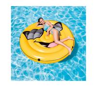 Intex 57254 Cool Guy Island Inflatable Emoji Mattress for the Pool or the Beach