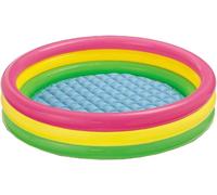 Intex 57422 3-Hoop Inflatable Paddling Pool 147 x 33 cm multicoloured