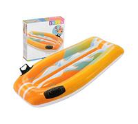 Inflatable Red Surfboard Body Board Boogie Board Lilo Airbed Pool Float 112cm