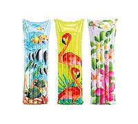 Intex 59720EU - Assorted Floral Sea Mat, Vinyl, Multicoloured, 183 x 69 cm