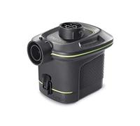 Intex 66638E QuickFill Battery Pump: Inflates and Deflates Air Mattresses, Kayaks, Boats - Includes 3 Interrconnecting Nozzles - Sleek and Compact Design - 420 L/Min Air Flow - Indoor and Outdoor Use