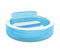 Intex Swim Center Family Lounge Pool Inflatable with Built-In Seats - Age 3+