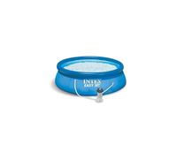 Intex 8ft Easy Set Pool with 330gal Filter Pump & 244cm Solar Cover - Quick Setup, Durable Tri-Layer Liner