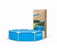 Intex 8ft Metal Frame Pool 244cm x 51cm Above Ground Swimming Pool 483 Gallon