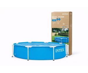 Intex 8ft Metal Frame Pool 244cm x 51cm Above Ground Swimming Pool 483 Gallon