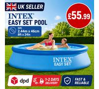Intex Easy Set Pool 8ft x 24inch Pool with Filter Pump, Blue