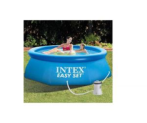 Intex 8ft x 24" deep Easy Set Above Ground Swimming Paddling Pool With Pump