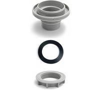 Pool Threaded Strainer Connector Kit, for Intex Above Ground Swimming Pool Hose Connector Replacement Part 10744 10256 10255, Includes Strainer Connector, Strainer Nut, Flat Rubber Washer