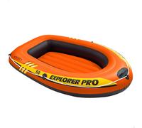 INTEX Bateau Explorer Pro 50 sans Rames, Orange, 137 x 85 x 23 cm