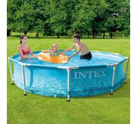 Intex Beachside Metal Frame Pool Metal Frame Outdoor Garden Above Ground Pool