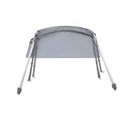Intex Bimini Top Sun Shade Canopy Cover with Aluminum Frame for Mariner, Seahawk, Excursion, & Challenger Boat Models, Accessory Only, Gray