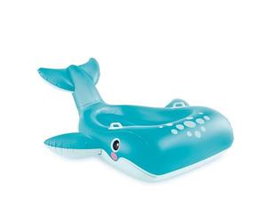 Intex Blue Whale Ride-On Slide, Uninflated Size: 168 cm x 140 cm (57567NP)