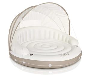INTEX Canopy Island Floating Lounge Floatin Chair Inflatable Pool Float 58292 EU