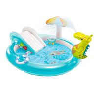 Intex Kids' Inflatable Paddling Pool With Water Slide | Inflatable Play Centre