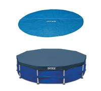 Intex Debris & Solar Cover for 10FT Metal Frame Swimming Pool in Blue | Size: 5kg Intex Blue 5kg